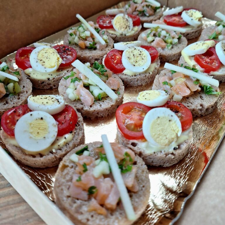Canapés "sans blé"- 15 pièces