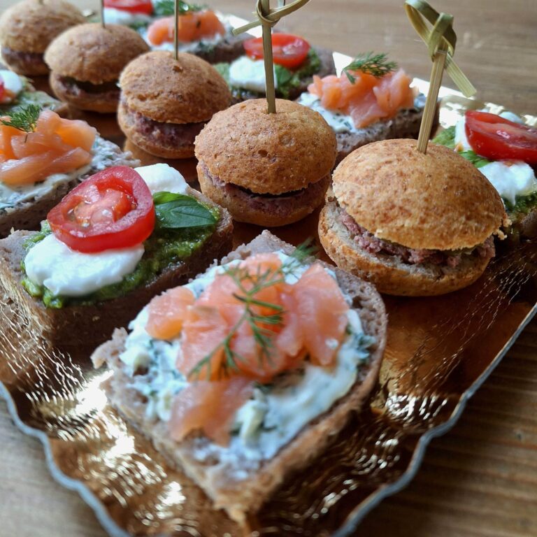 Canapés "sans blé"- 15 pièces