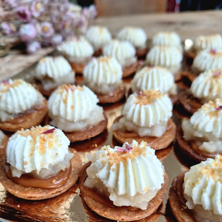 Mini sablés pomme caramel