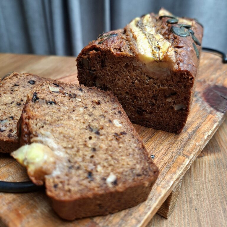 Banana bread sans blé, sans oeuf & sans lactose